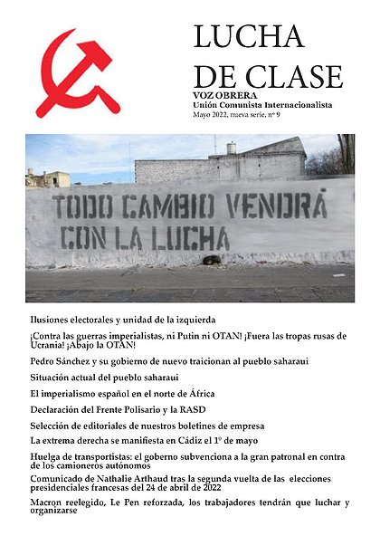 Lucha de Clase nº 9: Ilusiones electorales y unidad de la izquierda